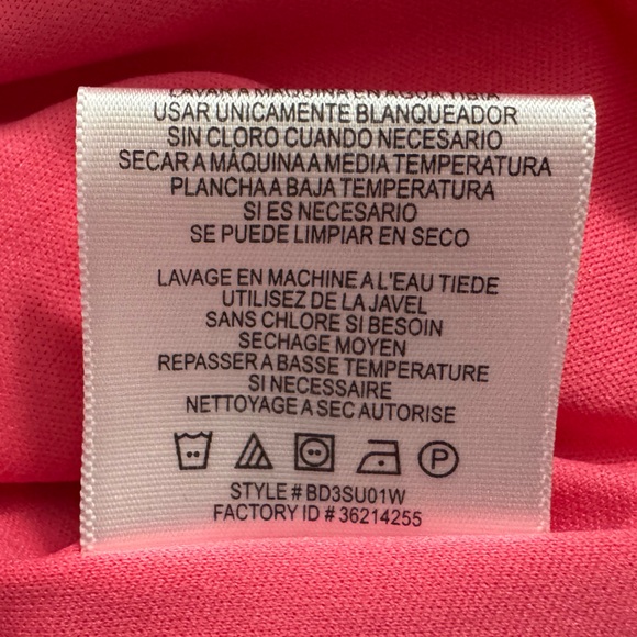 BCBG Paris Women’s Pink Ruffle Cocktail Mini Dress Size XS - Picture 10 of 10